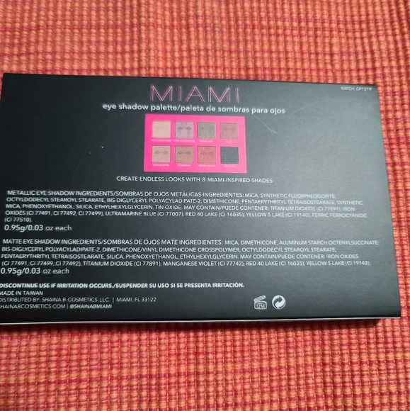 MIAMI SHANNA B. EYESHADOW PALETTE - Picture 3 of 3